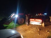 گرفتار شدن ۸ خانوار در گل‌ولای محور تکاب - شاهین‌دژ