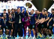 ببینید | جشن قهرمانی اینتر پس از قهرمانی در لیگ ایتالیا