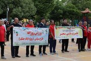 بوستان‌های آبیک به ۶۰ ایستگاه ورزشی تجهیز شد