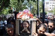 ببینید | وداع با پیکر بهناز نازی با نوای سنج و دمام