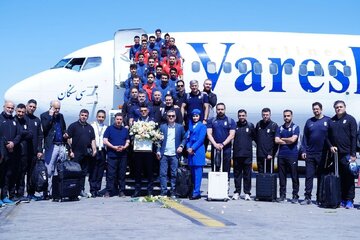 کاروان تیم ملی به ترکیه رسید