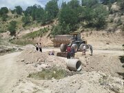 رفع مشکل ۱۵ ساله روستای آب‌  لاران شهرستان  لردگان