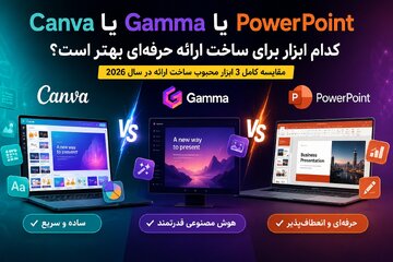 پاورپوینت، کنوا یا گاما؛ کدام ابزار برای ساخت ارائه حرفه‌ای بهتر است؟