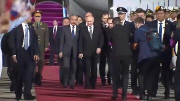 پوتین وارد پکن شد
