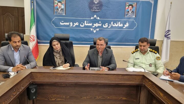 نشست شورای پدافندغیرعامل شهرستان مروست