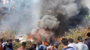 سقوط یک هواپیمای سبک سقوط یک هواپیمای سبک