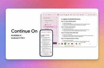گوگل از Continue On رونمایی کرد؛ قابلیت مشابه Handoff اپل برای اندروید ۱۷ گوگل از Continue On رونمایی کرد؛ قابلیت مشابه Handoff اپل برای اندروید ۱۷