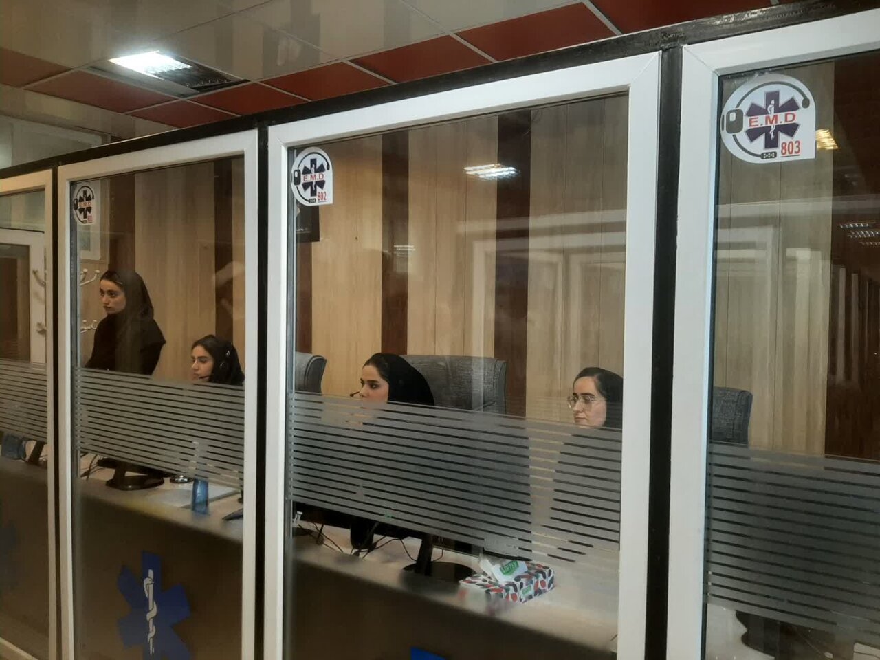 اداره ارتباطات، هماهنگی و پایش عملیات فوریت های پزشکی لرستان افتتاح شد