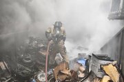 آتش سوزی در انبار لوازم یدکی خودرو/ جزئیات