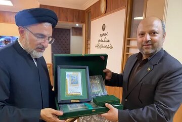 دیدار رئیس سازمان اوقاف با معاون امور رسانهای و تبلیغات وزارت ارشاد دیدار رئیس سازمان اوقاف با معاون امور رسانهای و تبلیغات وزارت ارشاد