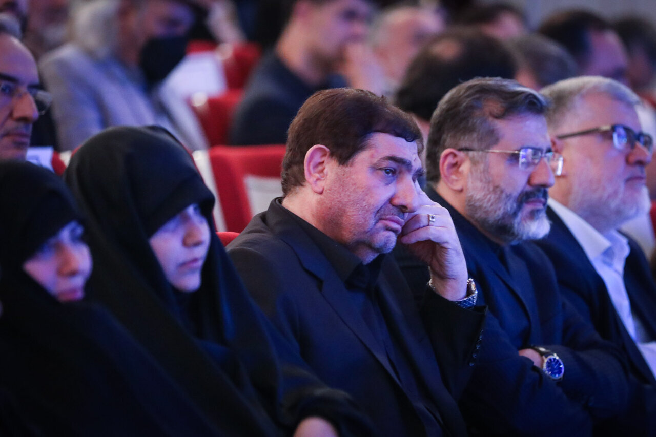 اندوه مخبر در مراسم گرامیداشت رییسی + تصاویر
