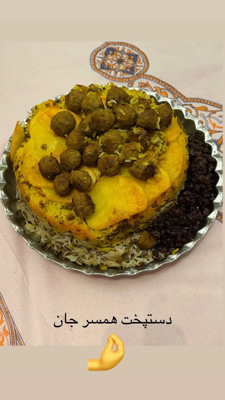 عکس | مهران غفوریان اینبار با هنرنمایی همسرش ابراز عشق کرد