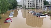 ببینید | یک کشته و ۱۷ زخمی بر اثر سیل در جنوب غربی چین