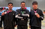 اولین مدال ایران در ترامپولین قهرمانی آسیا