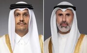 رایزنی تلفنی وزیران خارجه قطر و کویت درباره حمایت از تقویت امنیت منطقه