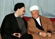 نشست خبری هاشمی رفسنجانی در فردای اعلام پیروزی خاتمی