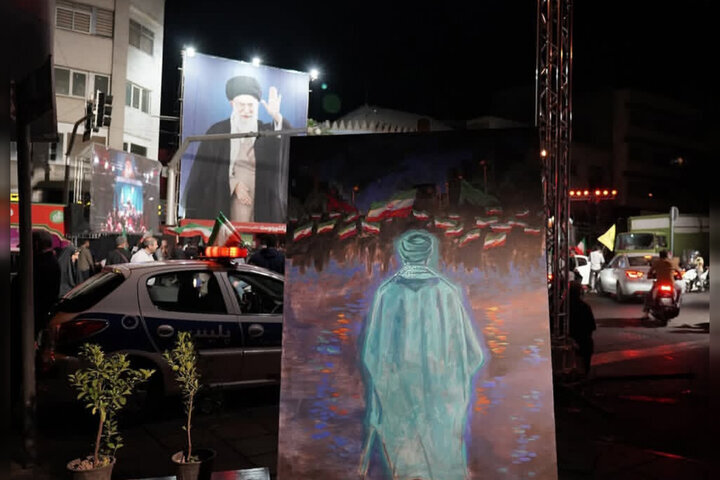 نقاشی هنرمندانه در میدان شکل گرفت؛از «شبهای ایران» تا «آقای کشوردوست»
