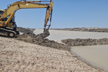 بهره‌برداری از کانال آبرسان مجتمع پرورش میگوی گمیشان