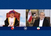 قدردانی پزشکیان از تلاش‌های عمان در مسیر ثبات منطقه