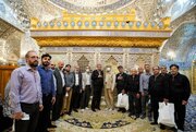 هنر ایرانی‌ها در حرم سفیر امام حسین(ع) + تصاویر
