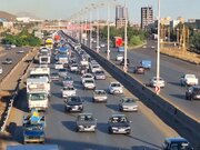 ترافیک نیمه‌سنگین در محورهای قزوین/۵۰تیم پلیس راه در آماده‌باش