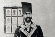 عکس رنگی‌شده ناصرالدین‌شاه در ۳۳ سالگی