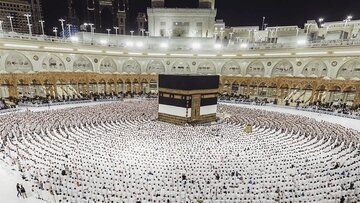 ببینید| طواف شبانه حجاج با نوای لبیک در آخرین روزهای حج