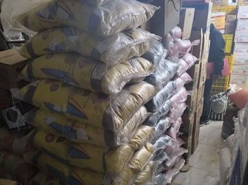 کشف ۲۵تن برنج احتکارشده در شهرک صنعتی لیا