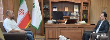 دیدار بازرس کل استان کردستان با سرپرست تیم قهرمان لیگ برتر شمشیربازی باشگاههای کشور دیدار بازرس کل استان کردستان با سرپرست تیم قهرمان لیگ برتر شمشیربازی باشگاههای کشور