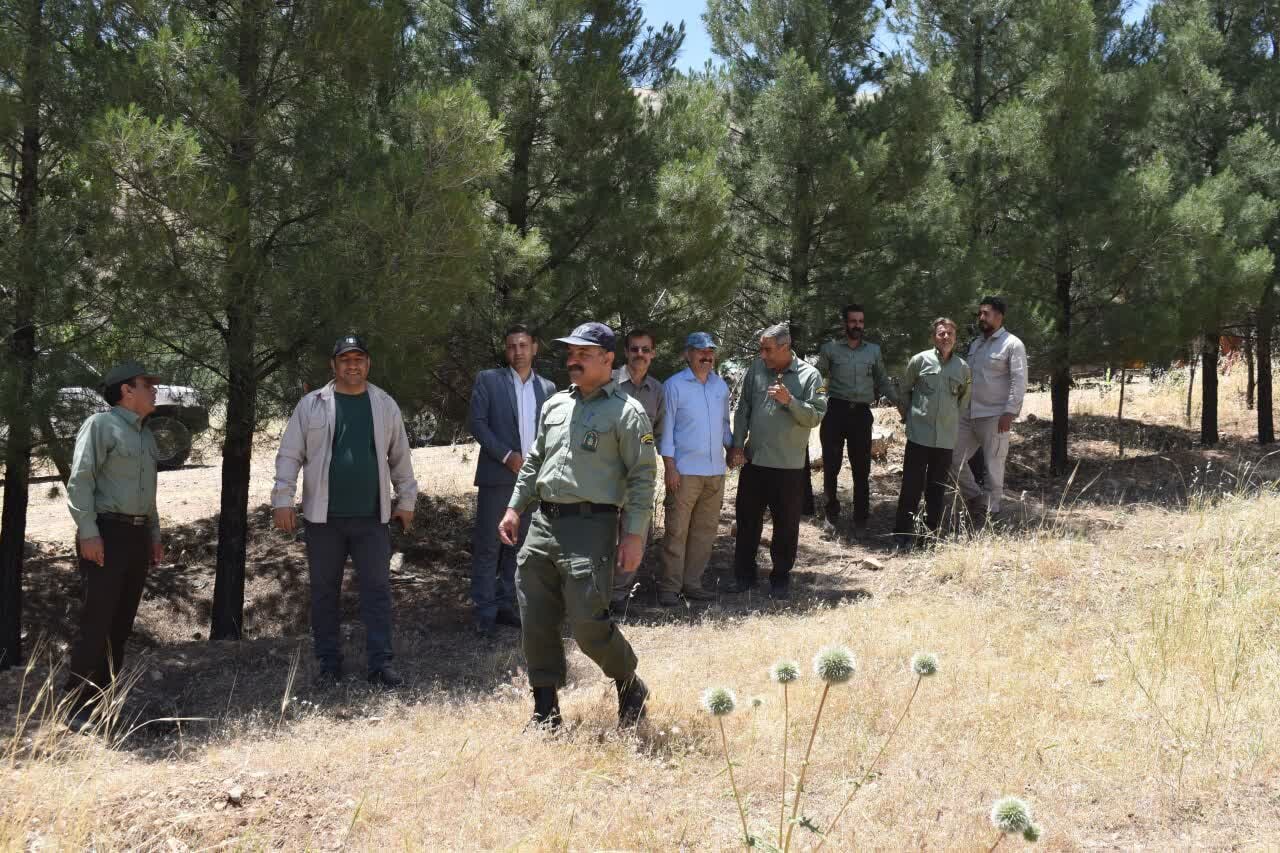 برگزاری مانور بزرگ اطفای حریق با مشارکت دستگاه‌های اجرایی در بام خرم‌آباد