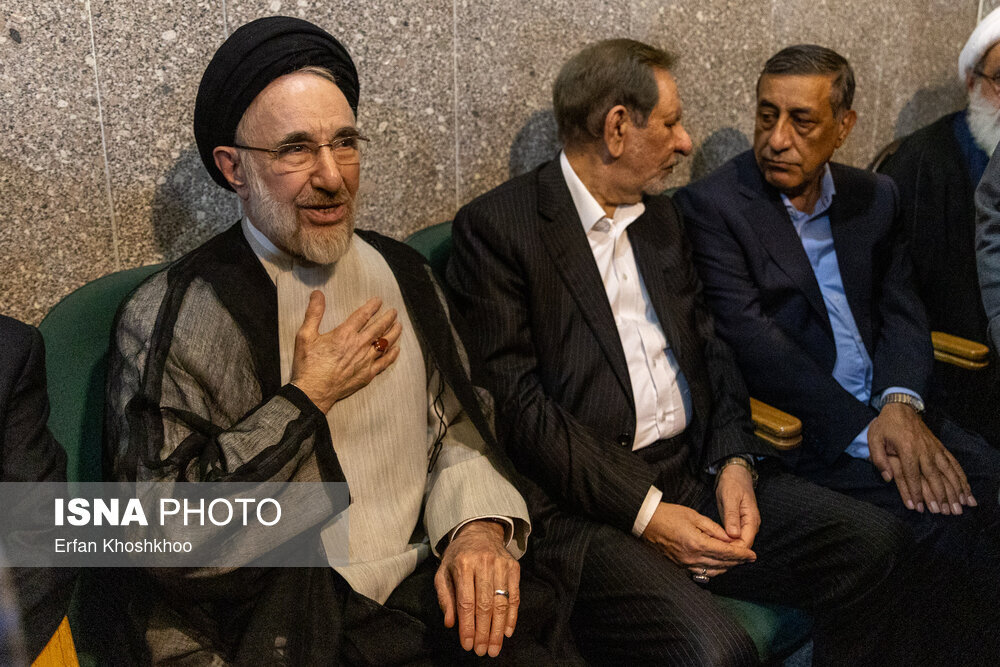 قاب متفاوت از وزرای دولت خاتمی در یک مراسم+تصویر