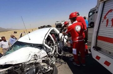 تصادف مرگبار پژو ۲۰۷ با وانت بار/ آمار جان باختگان و مصدومان
