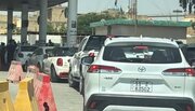 ببینید | وجود صف‌های گسترده و طویل در پمپ بنزین‌های چندین استان عراق