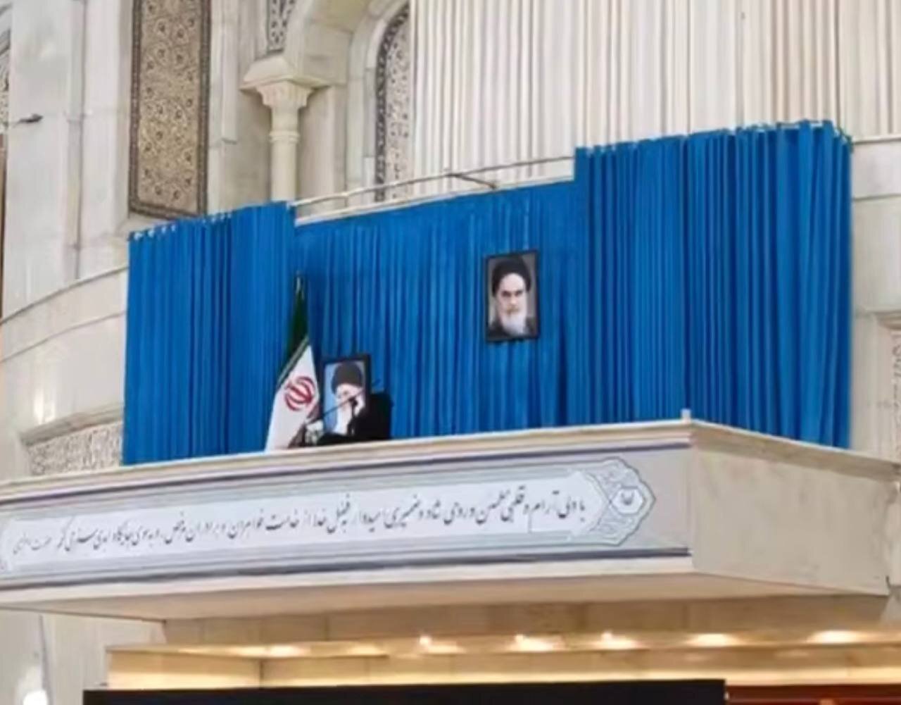 جایگاه خالی رهبر شهید انقلاب در سالگرد ارتحال امام خمینی (ره)+ عکس