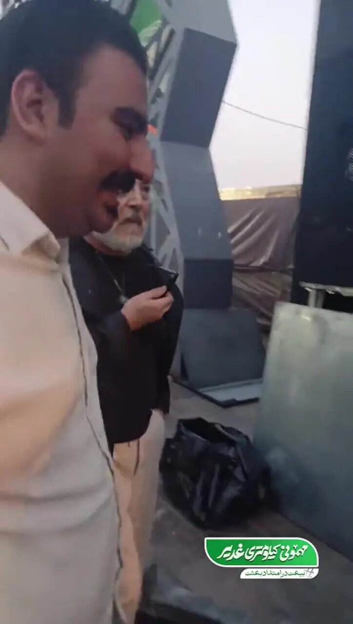 حضور قیصر خواننده در جشن کیلومتری غدیر