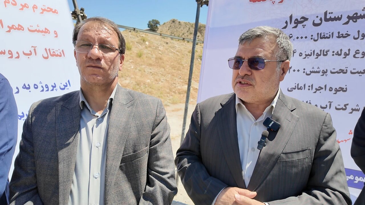 ببینید| پایان تشنگی چهار روستای مرزی چوار تا یک ماه آینده