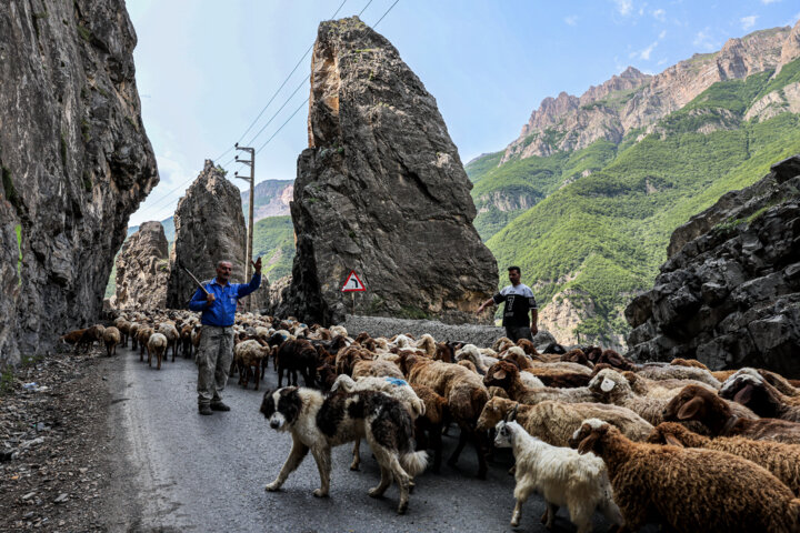 انسداد جاده کرج - چالوس و آزادراه تهران - شمال