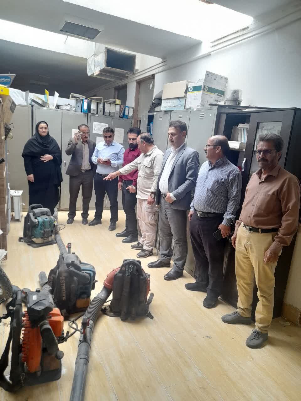 بازدید میدانی مسئولان سازمان منابع طبیعی از ادارات شهرستان‌ه