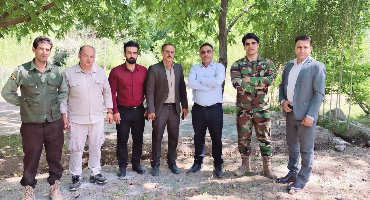 بازدید میدانی مسئولان سازمان منابع طبیعی از ادارات شهرستان‌های لرستان