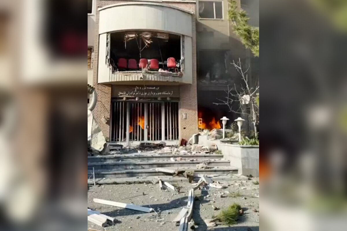 حمله آمریکا و اسرائیل به پژوهشکده لیزر دانشگاه شهید بهشتی/ ۹