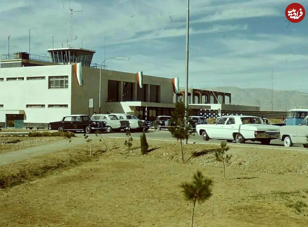 عکس/ نمایی از فرودگاه شیراز در دهه ۴۰ شمسی