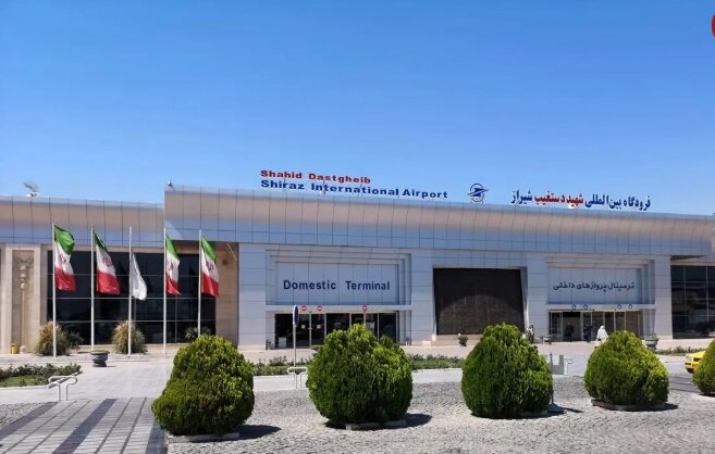 عکس/ نمایی از فرودگاه شیراز در دهه ۴۰ شمسی