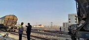 ببینید |  خروج قطار مسافربری از ریل در ترکمنچای با ۸ مصدوم