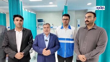ببینید| بیمارستان ملکشاهی آماده پذیرش آزمایشی بیمار شد