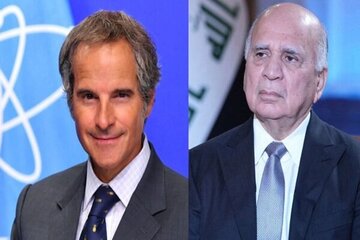 رایزنی وزیر خارجه عراق و رافائل گروسی درباره تحولات منطقه رایزنی وزیر خارجه عراق و رافائل گروسی درباره تحولات منطقه