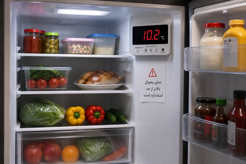 علائم اولیه کمبود گاز مبرد در یخچال خانگی