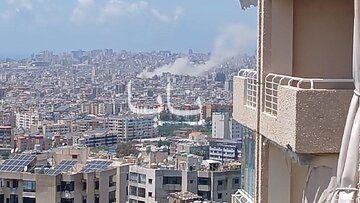 فوری / حمله به ضاحیه بیروت / در آستانه امضای تفاهم پایان جنگ اسرائیل به پایتخت لبنان حمله کرد