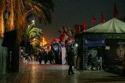 استقرار ۱۲ موکب خدمت‌رسان در حریم حرم رضوی برای پذیرایی از عزاداران حسینی
