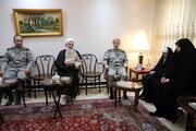 فرمانده کل ارتش در دیدار با خانواده شهید سپهبد باقری؛ دشمن فهمید که باید به ملت ایران و نظام جمهوری اسلامی، احترام بگذارد/ دشمن تصورات بسیار غلطی داشت