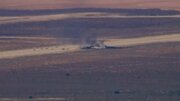 ببینید | وقوع سانحه و سقوط بمب‌افکن B-52 آمریکا در کالیفرنیا